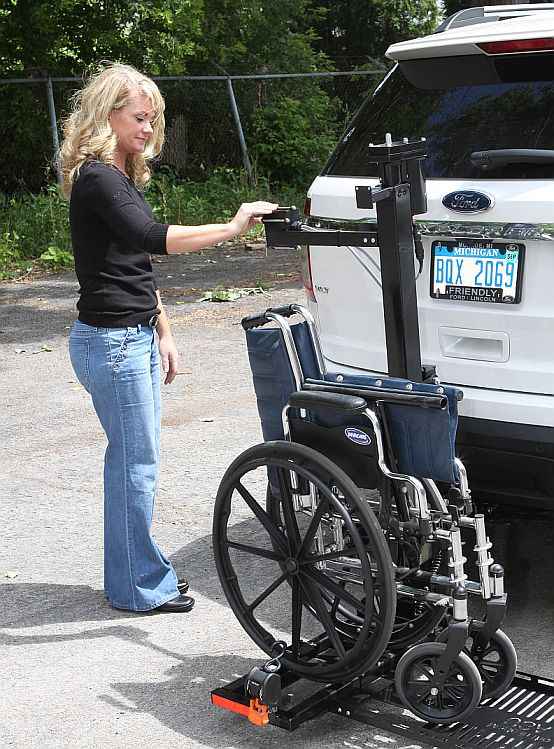 Wheelchair Carrier - Electric Tilt N Tote -  Wheelchair Lift