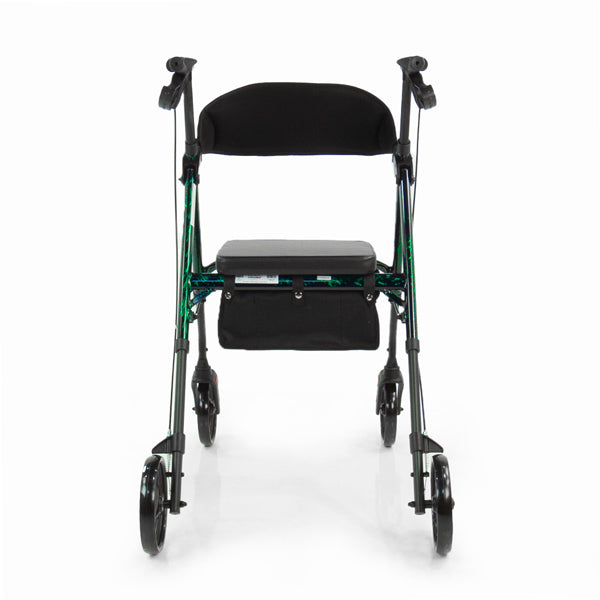Déambulateur universel à 4 roues en aluminium Rhythm Healthcare Royal Deluxe 812U avec réglage universel de la hauteur