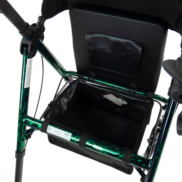 Déambulateur universel à 4 roues en aluminium Rhythm Healthcare Royal Deluxe 812U avec réglage universel de la hauteur