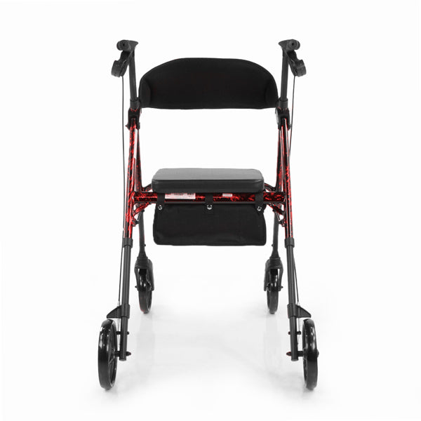 Déambulateur universel à 4 roues en aluminium Rhythm Healthcare Royal Deluxe 812U avec réglage universel de la hauteur