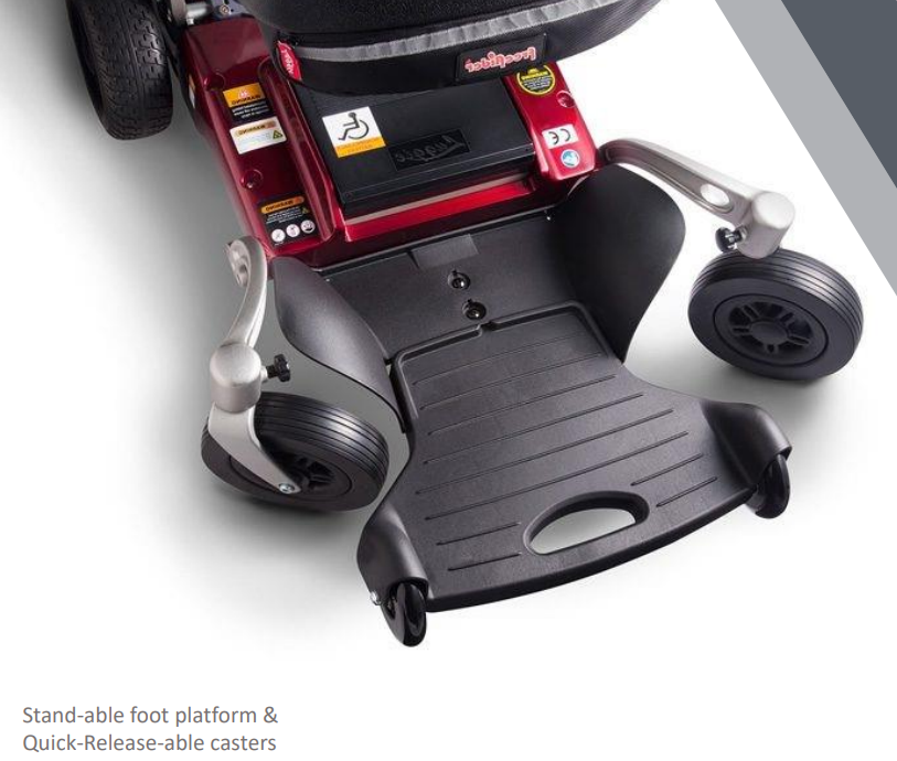 Fauteuil roulant électrique pliant manuel Luggie