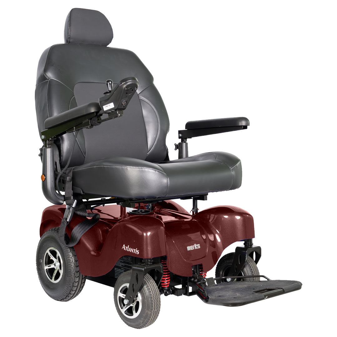 Merits Atlantis P7102 Rear Wheel Drive Heavy Duty Electric Power Wheelchair