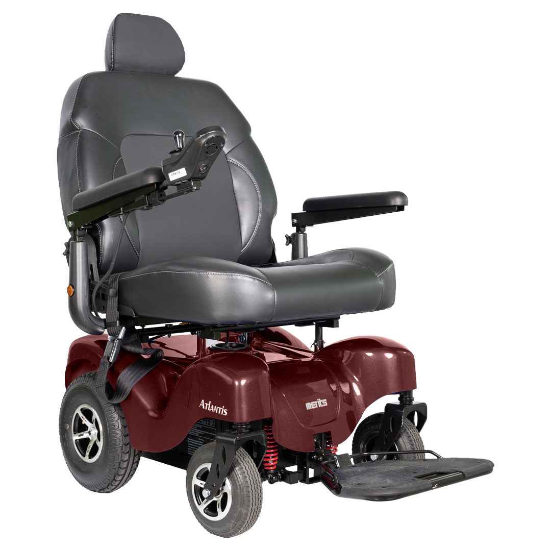 Merits Atlantis P7102 Rear Wheel Drive Heavy Duty Electric Power Wheelchair