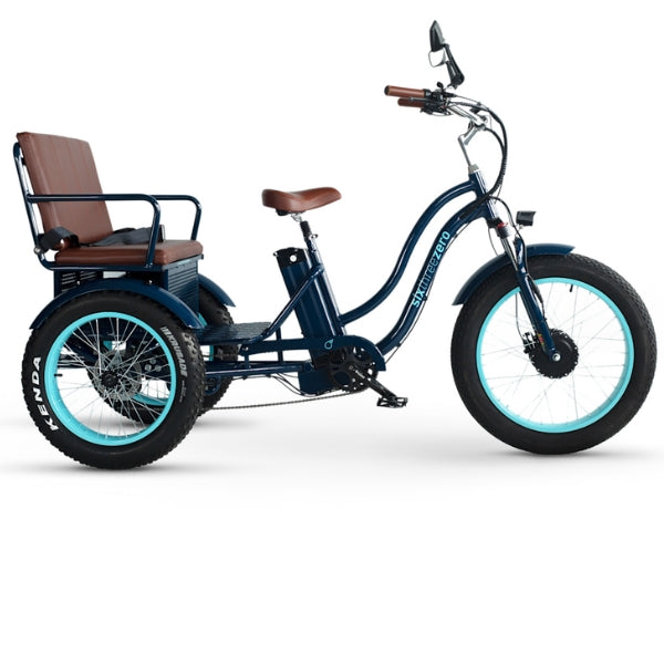 sixthreezero EVRYjourney Electric Tricycle Rickshaw 750W with Passenger Seat