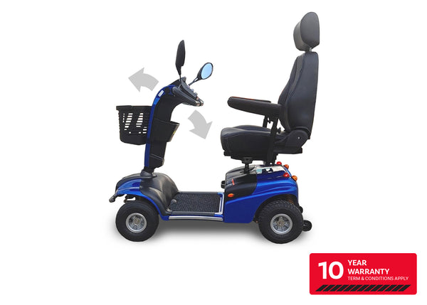 SHOPRIDER Sprinter XL4 - Scooter de mobilité robuste à 4 roues