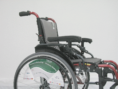 Karman S-Ergo 305 Ultra Lightweight Ergonomic Manual Wheelchair with Swing Away Footrests