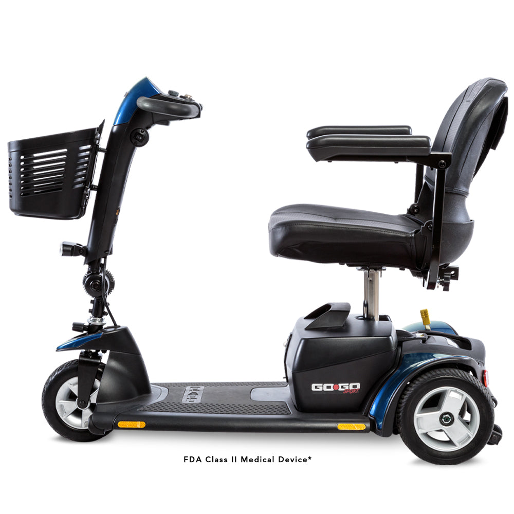 Patinete de movilidad de viaje de 3 ruedas Pride S73 Go Go Sport