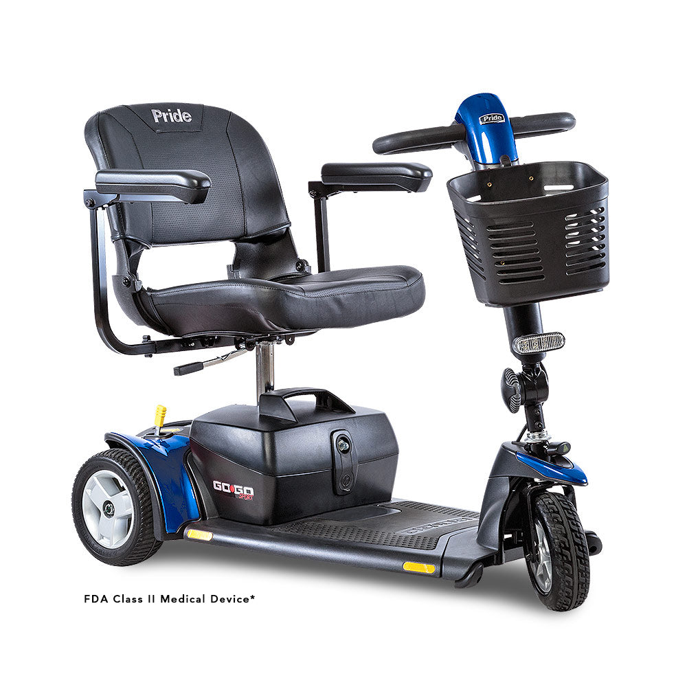 Patinete de movilidad de viaje de 3 ruedas Pride S73 Go Go Sport