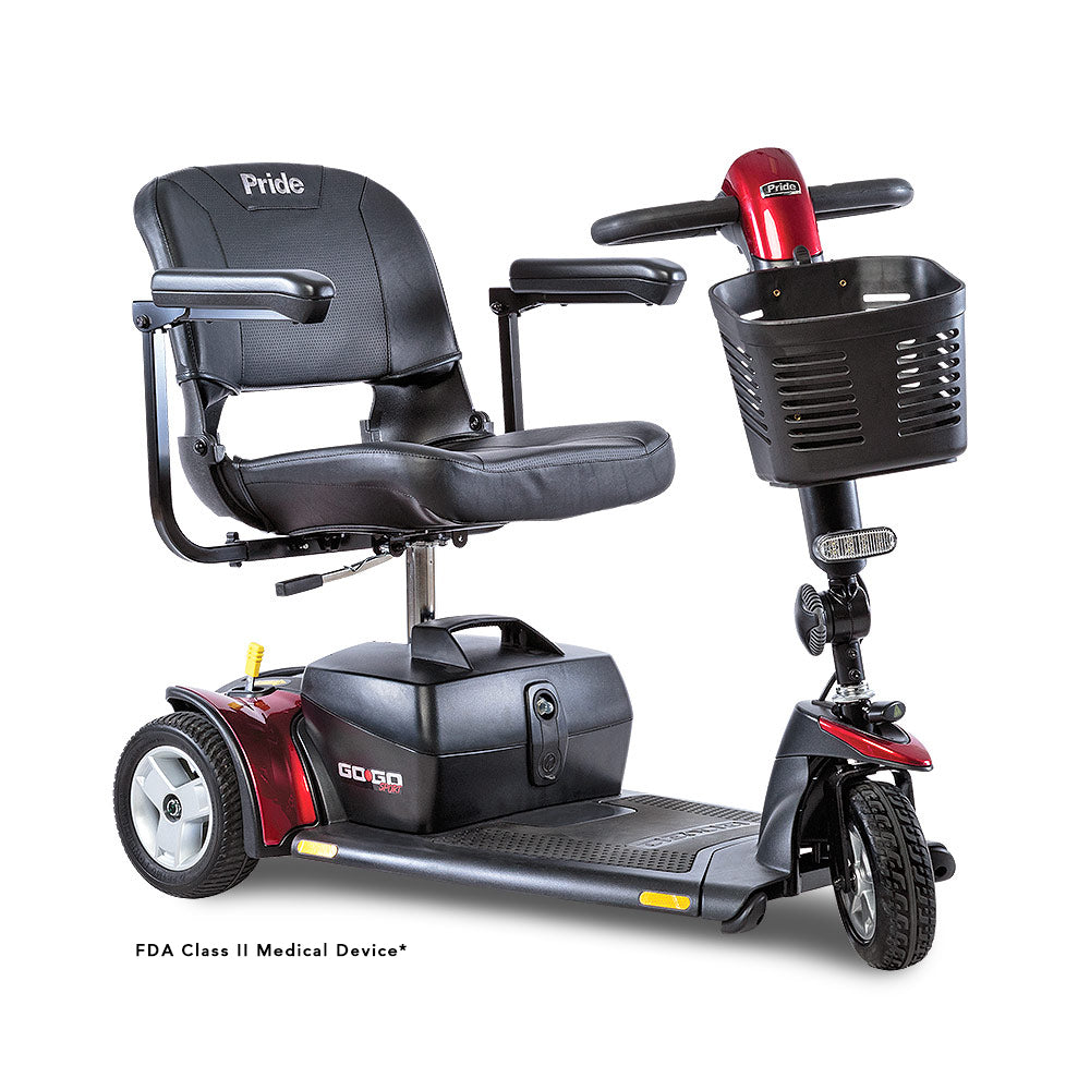 Patinete de movilidad de viaje de 3 ruedas Pride S73 Go Go Sport