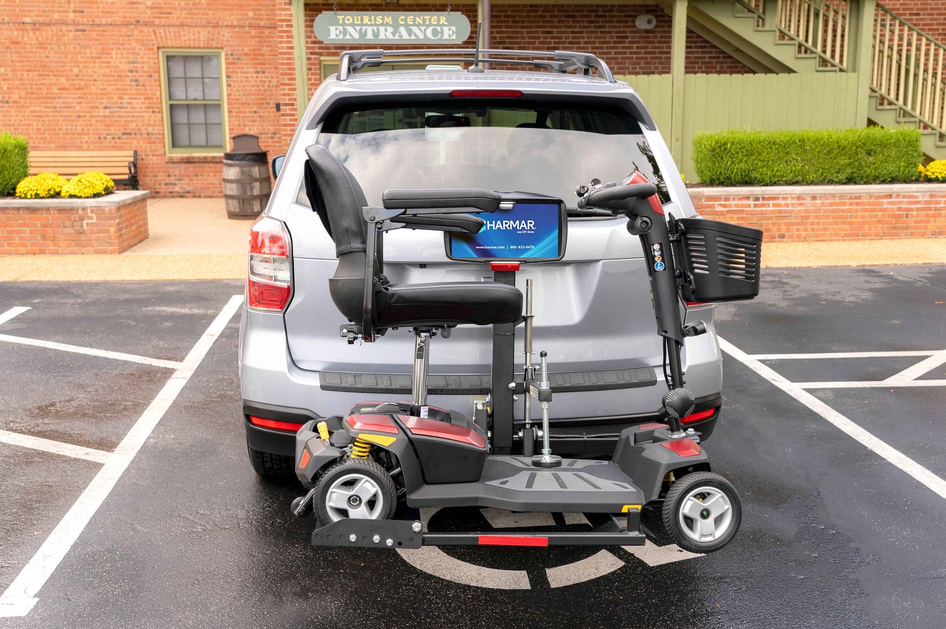 Harmar AL160 Profile Fully Powered Mobility Scooter Vehicle Lift with Swing Away