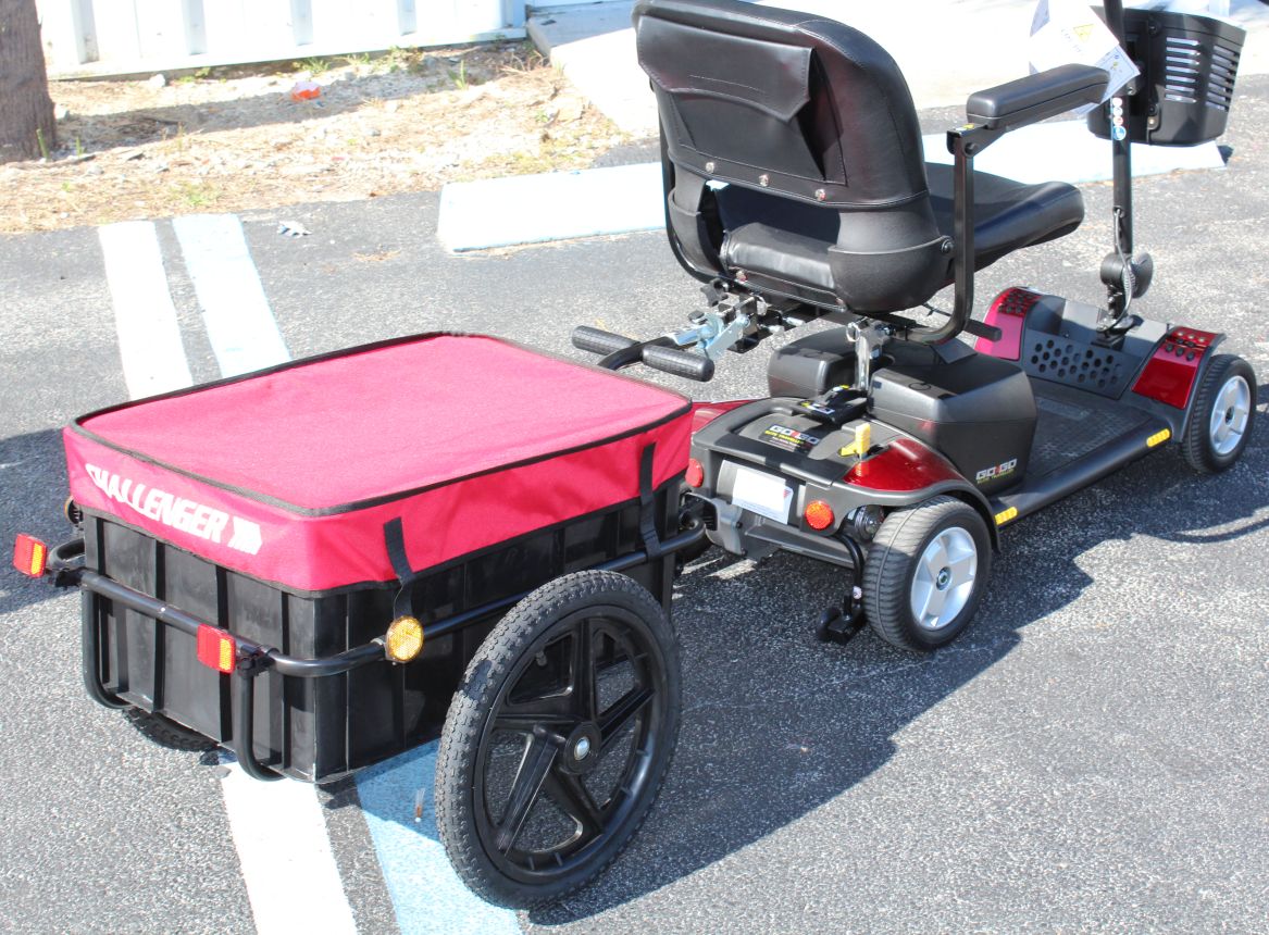 Conjunto de enganche de remolque para scooter Challenger Mobility Haul-N-Go