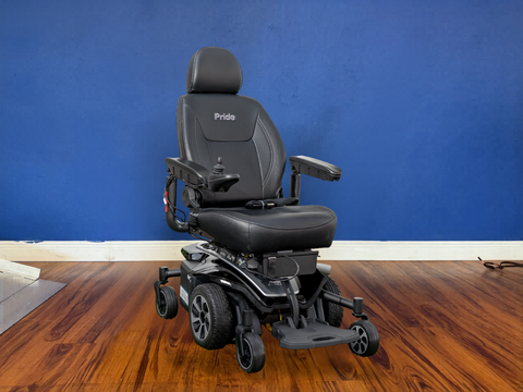 Pride Jazzy Air 2 Electric Wheelchair with 12in Power Elevating Seat Open Box Showroom Model