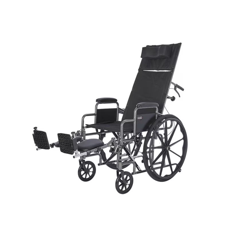 Rhythm Healthcare Deluxe Reclining Desk Arm Manual Wheelchair