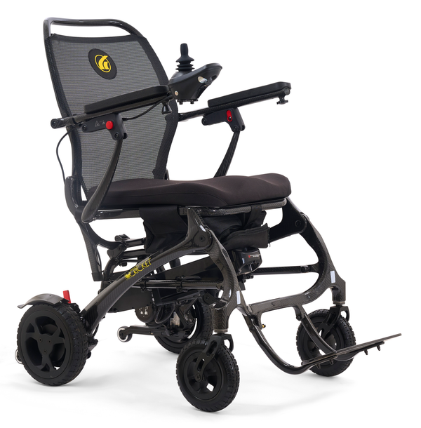 Golden Cricket Lightweight Carbon Fiber Folding Power Wheelchair