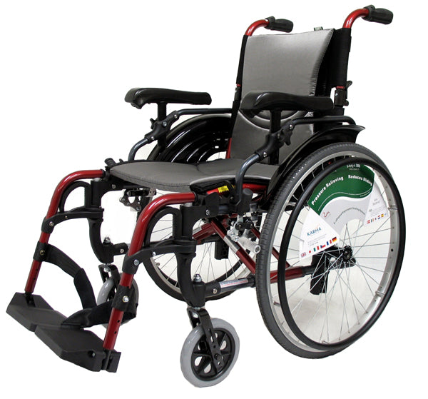 Karman S-Ergo 305 Ultra Lightweight Ergonomic Manual Wheelchair with Swing Away Footrests