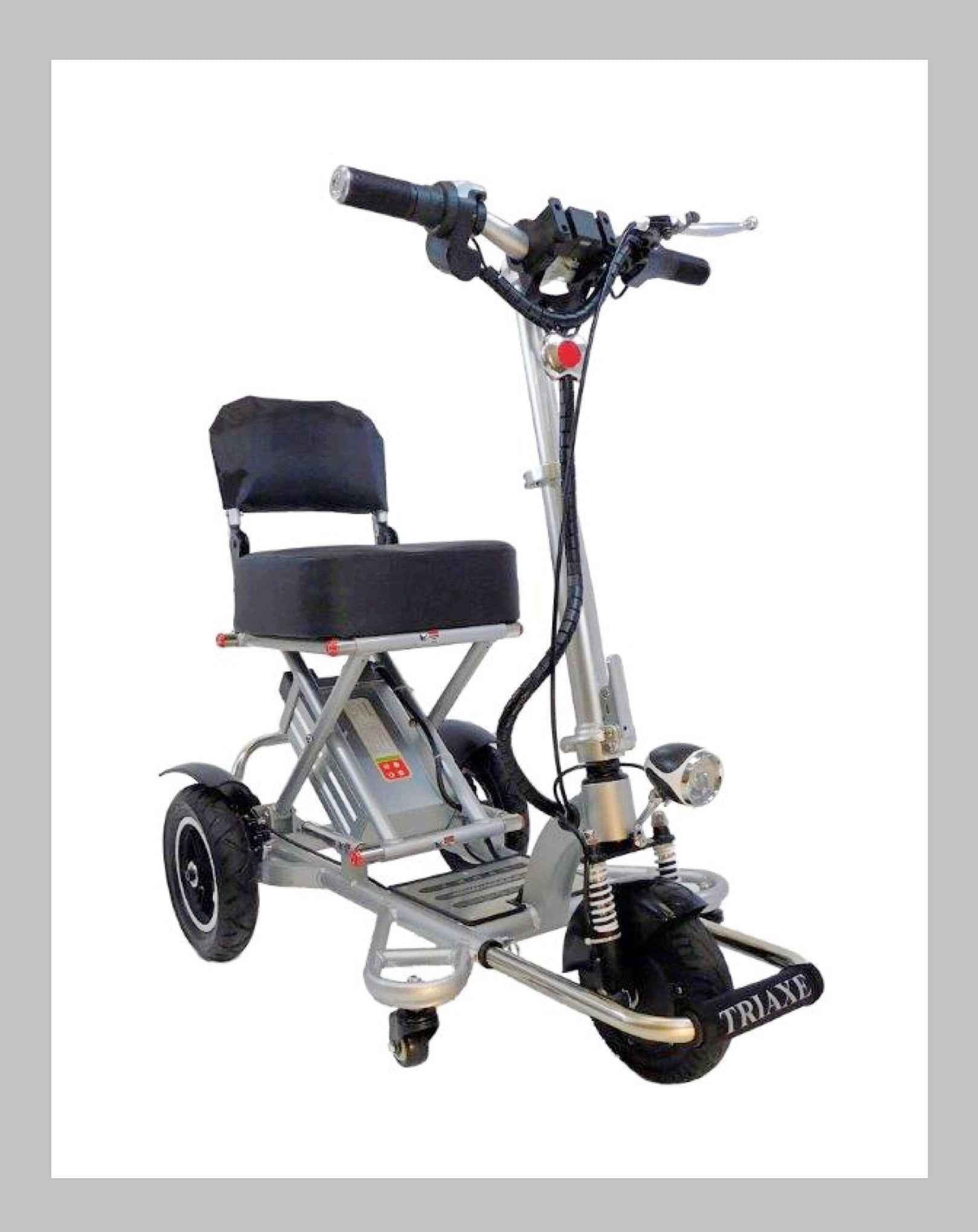 Enhance Mobility Triaxe Sport T3045 Folding Mobility Travel Scooter-Purple
