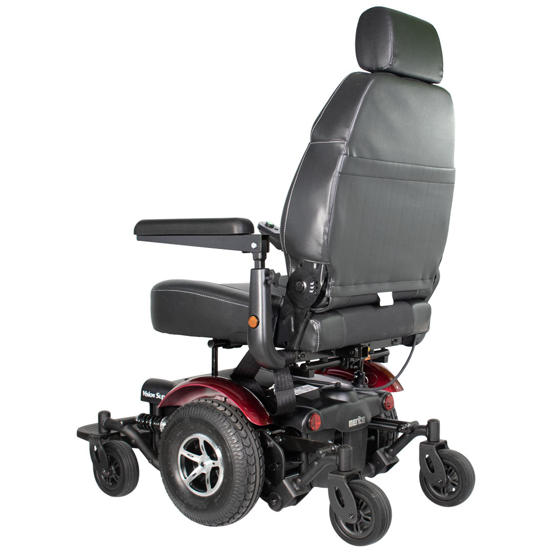 Merits P3271 Vision Super Heavy Duty Mid-Wheel Drive Power Wheelchair