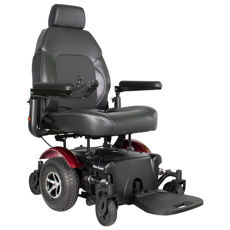Merits P3271 Vision Super Heavy Duty Mid-Wheel Drive Power Wheelchair