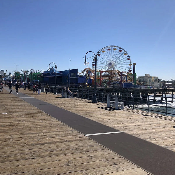 Tapis de plage en rouleau non tissé 100 % polyester recyclé ACCESSMAT par Access Rec