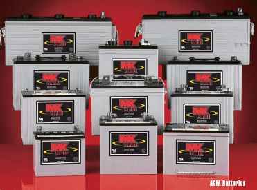MK 12V12AH AGM Battery Pair - Sealed AGM Battery (Set of 2)