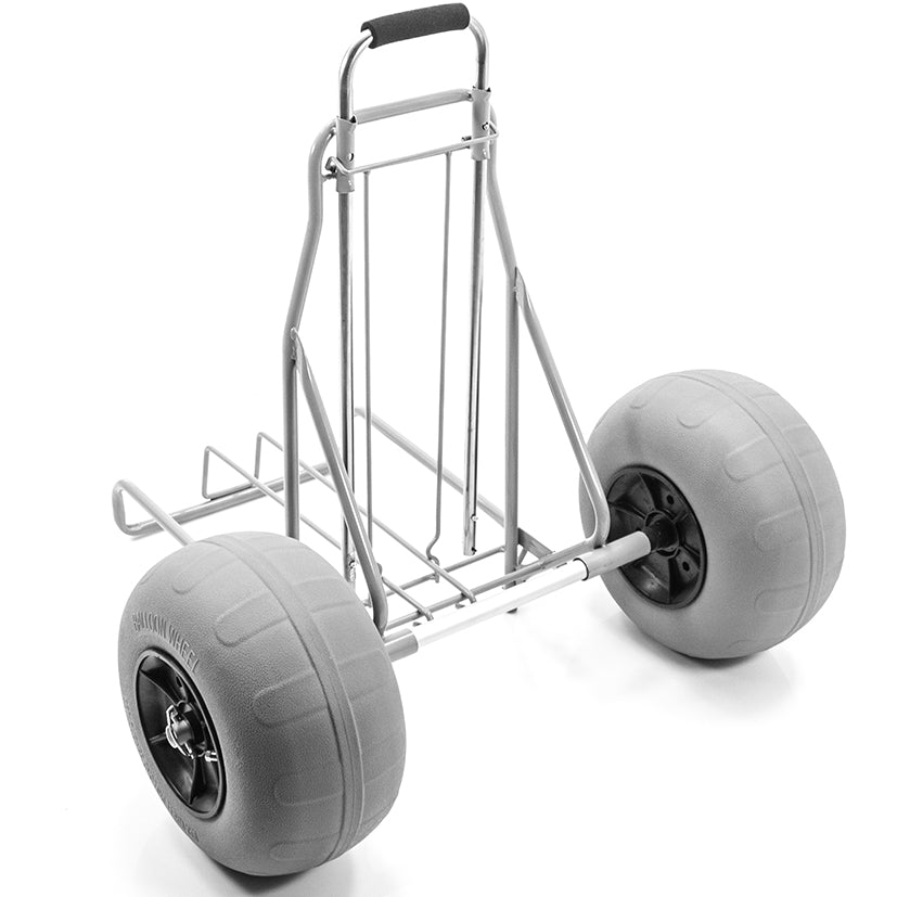 Chariot de plage pliable Challenger Mobility avec grandes roues ballon
