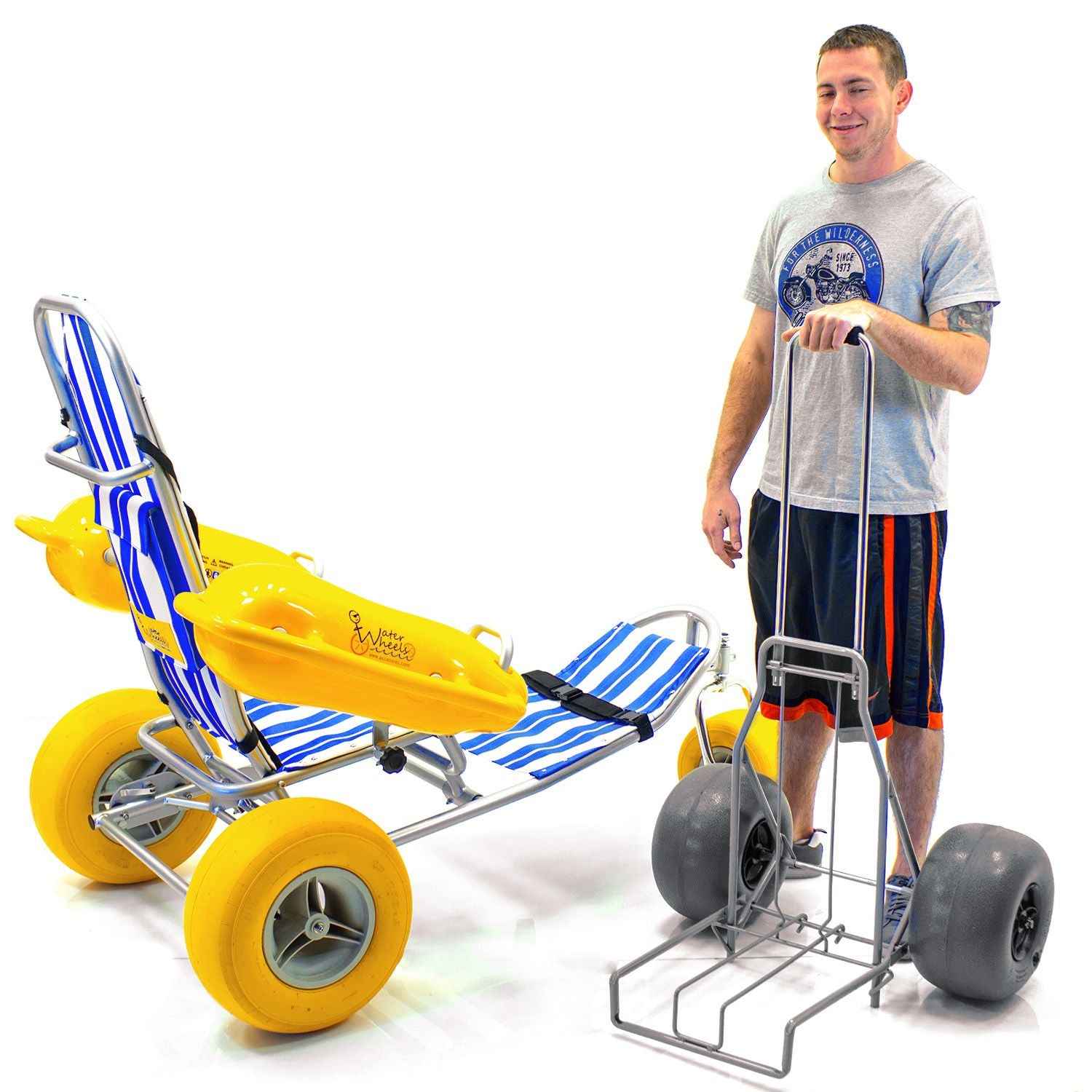 WaterWheels by Access Rec Floating Beach Wheelchair