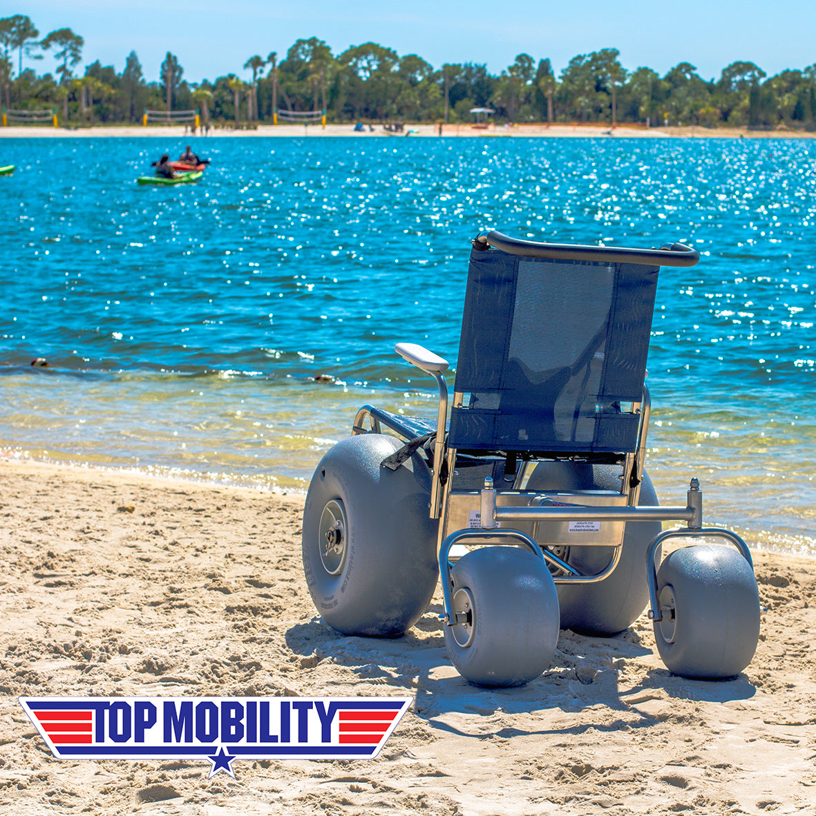 DeBug Stainless Steel Beach Wheelchair