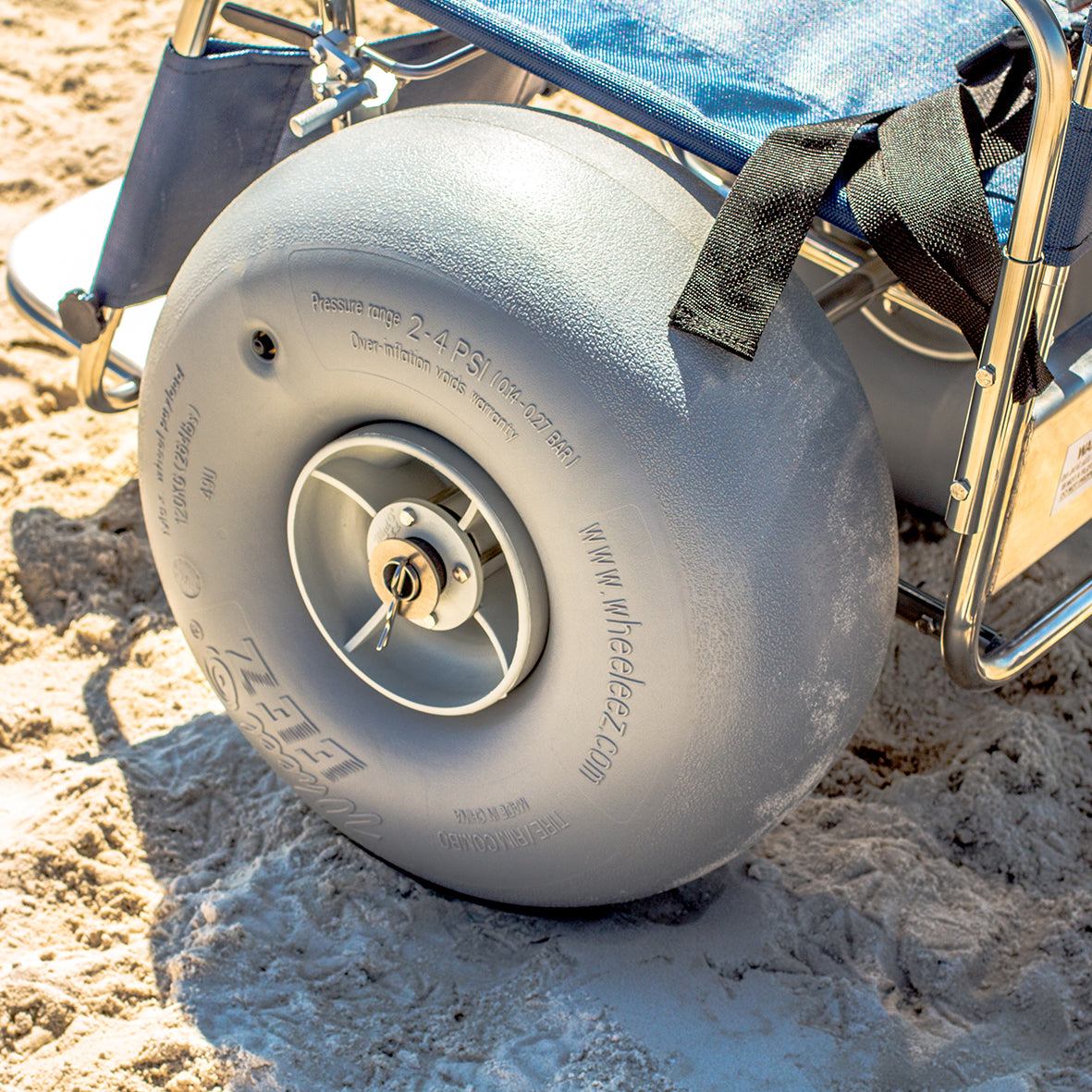 DeBug Stainless Steel Beach Wheelchair