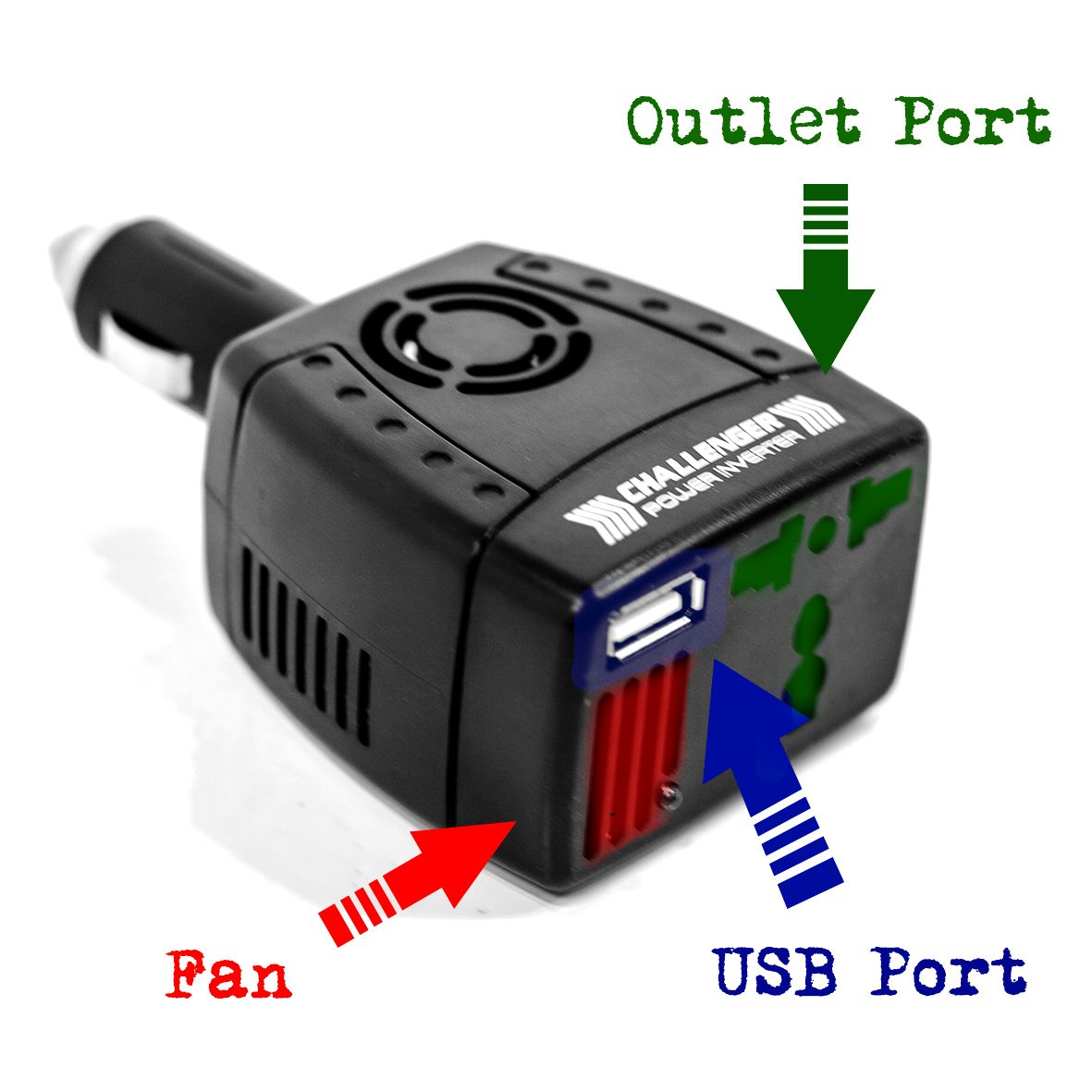 Challenger Mobility Car Charger Power Inverter for mobility devices