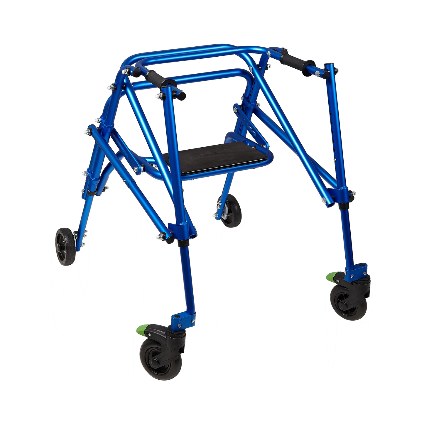 Circle Specialty Klip 4W Flip up Seat Gait Trainer Blue Large 17" (CS-KP540B)