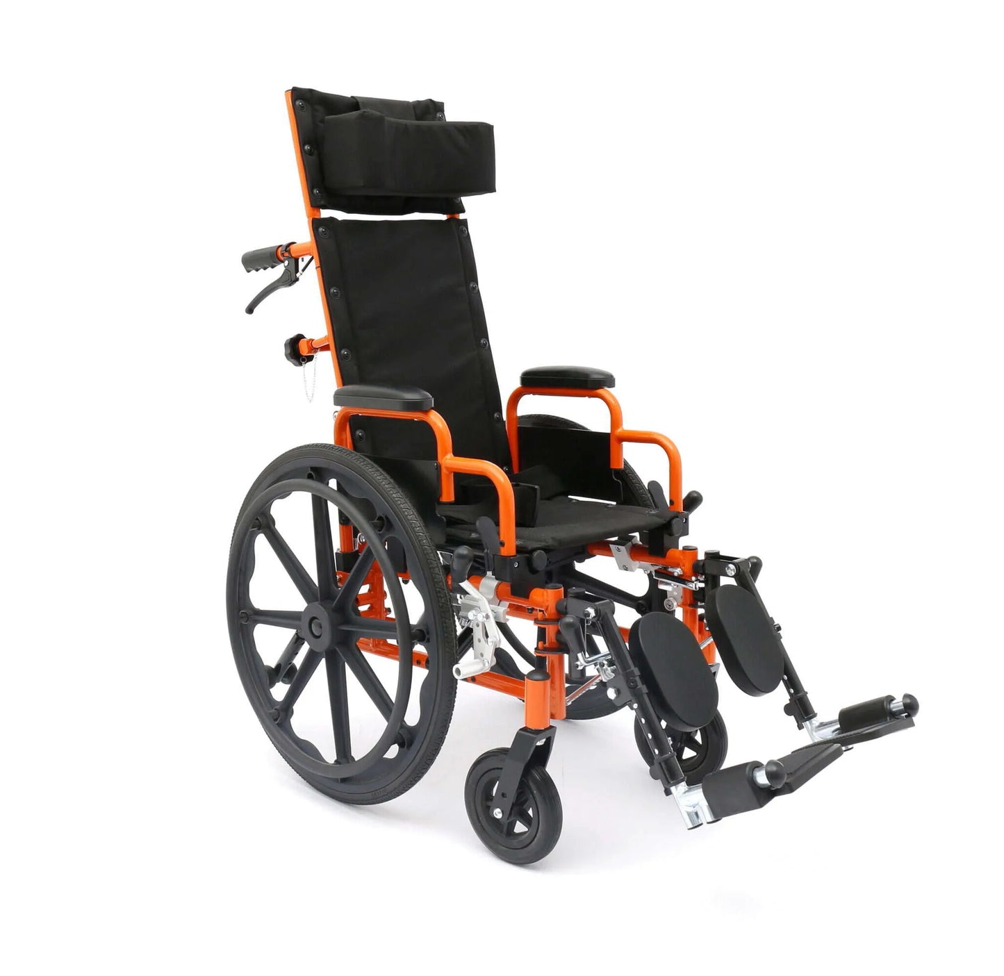 Ziggo Pediatric Reclining Wheelchair Orange Small (CS-ZREC1200)