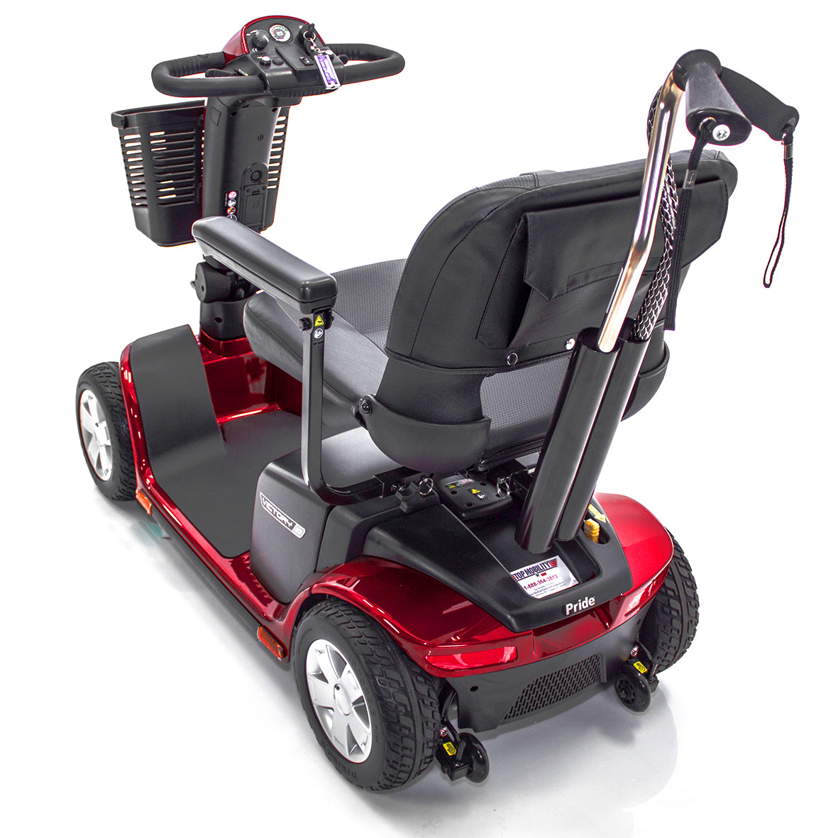 Support de canne double à montage arrière Challenger Mobility pour scooters et fauteuils roulants électriques