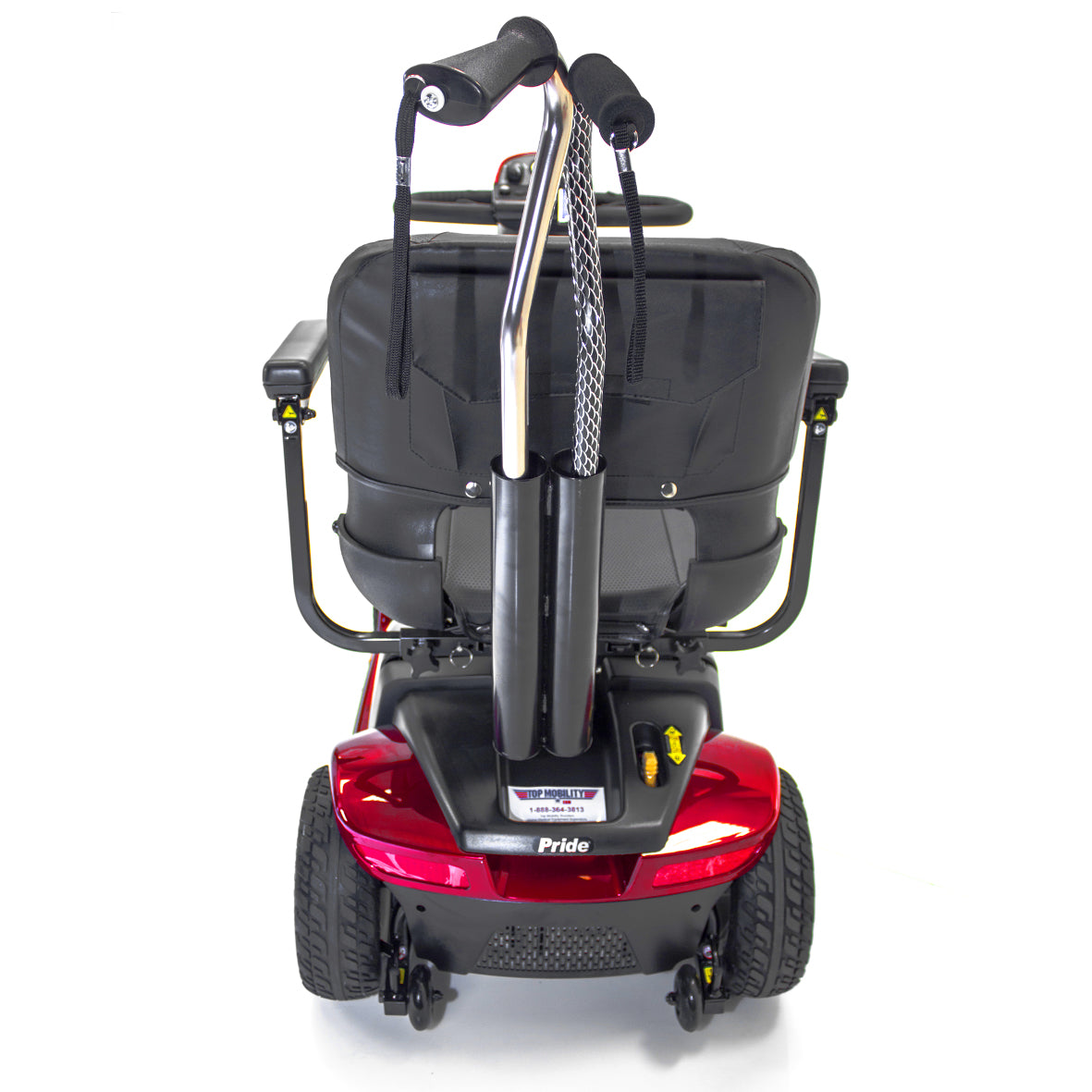 Support de canne double à montage arrière Challenger Mobility pour scooters et fauteuils roulants électriques
