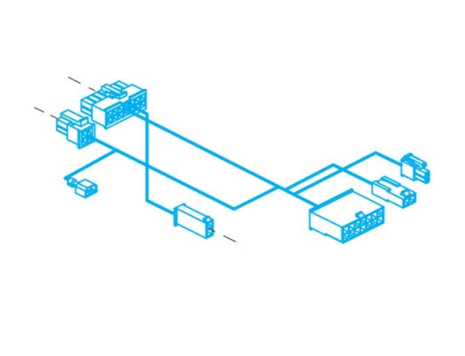 Pride Go Go Sport - CONTROLLER INTERFACE HARNESS WITH LIGHTS  - EZ TURN