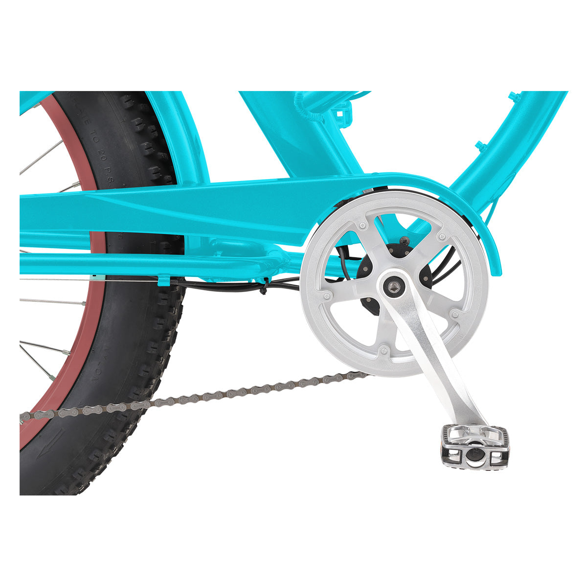 sixthreezero EVRYjourney Women's 7-Speed 500W Fat Tire Electric Bicycle