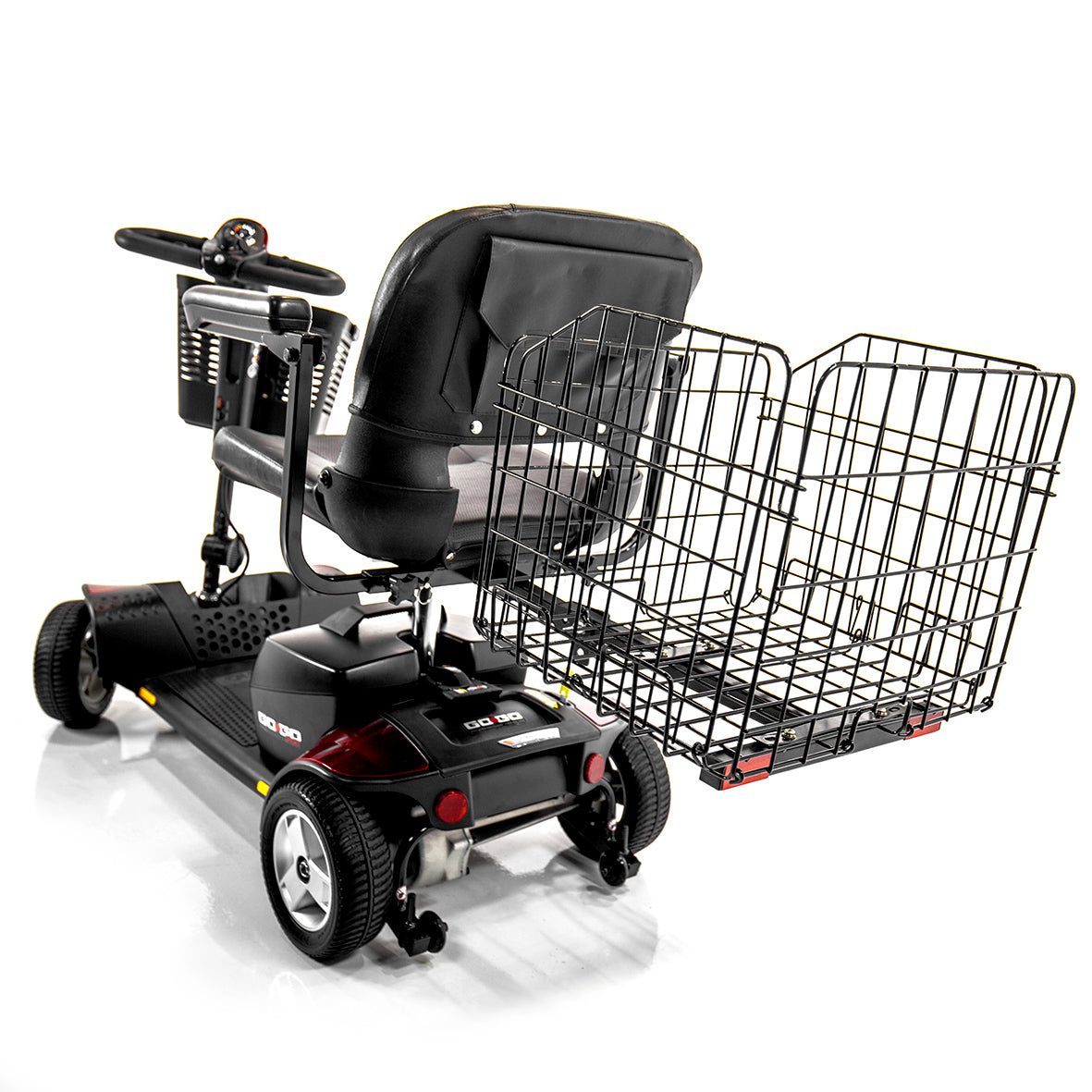 Challenger Mobility Folding Rear Basket for Mobility Scooters and Power Wheelchairs