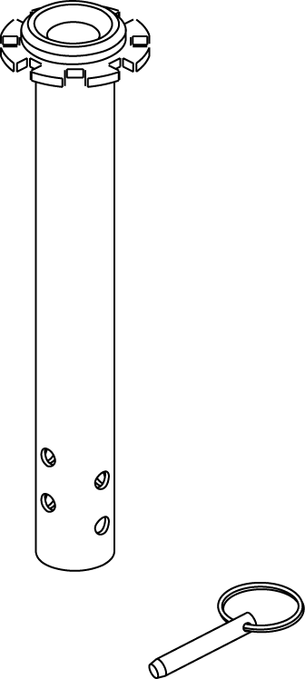 Pride Go Go Sport - SEAT POST ASSY UPPER 4 HOLE ADJUSTABLE W/PIN