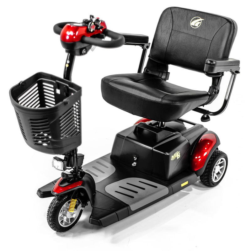Golden GB121C-SHZ-Buzzaround XL 3 Wheel Heavy Duty Full Suspension Travel Mobility Scooter