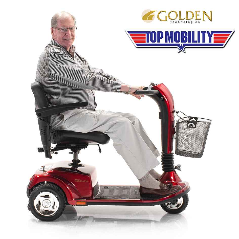 Golden Companion GC340 3-Wheel Heavy Duty Full Size Mobility Scooter