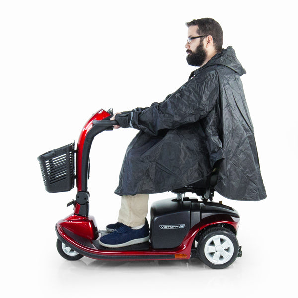 Challenger Mobility Warm Winter Fleece Lined Weather Poncho