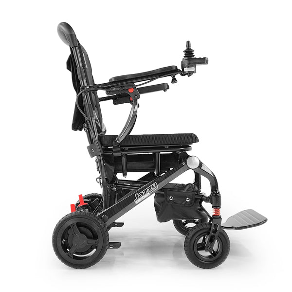 Pride Jazzy Carbon Lightweight Carbon Fiber Folding Travel Power Wheelchair
