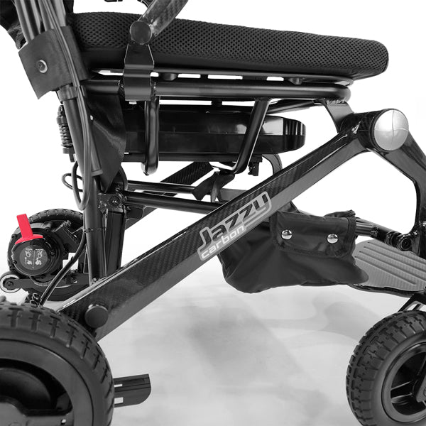 Pride Jazzy Carbon Lightweight Carbon Fiber Folding Travel Power Wheelchair