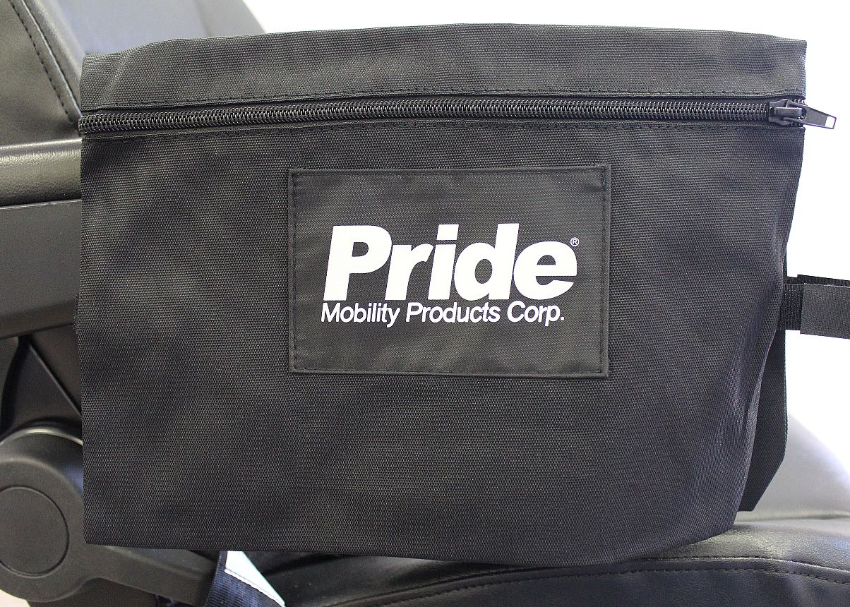 Sacoche double Pride Mobility pour scooters, fauteuils électriques et plus encore !