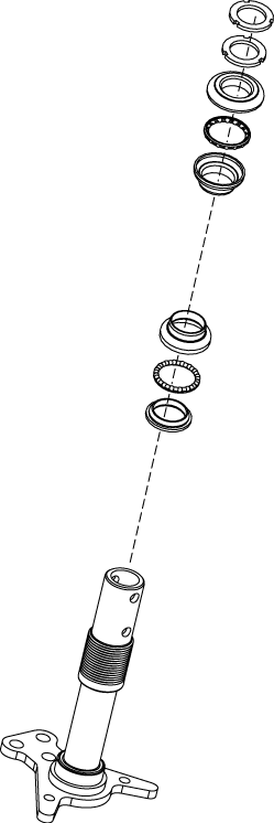 Pride Go Go Sport - STEERING STEM ASSY - 4 WHEEL