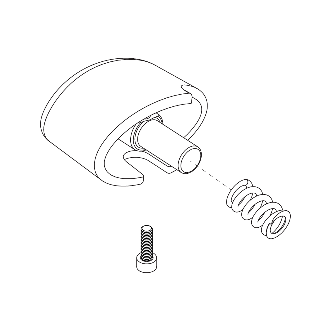 Pride Go Go Sport - TILLER LOCK KNOB ASSEMBLY