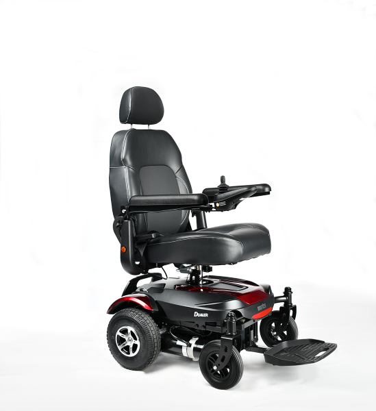 Silla de ruedas eléctrica Merits P312A Dualer 2 en 1 con tracción trasera y asiento elevable