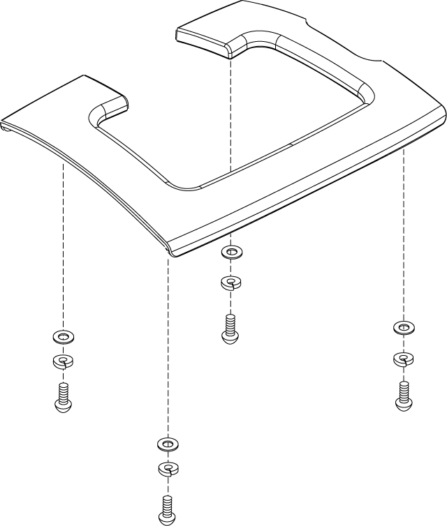 Pride Go Go Sport - PLASTIC ASSY HANDLE BLACK REAR WING