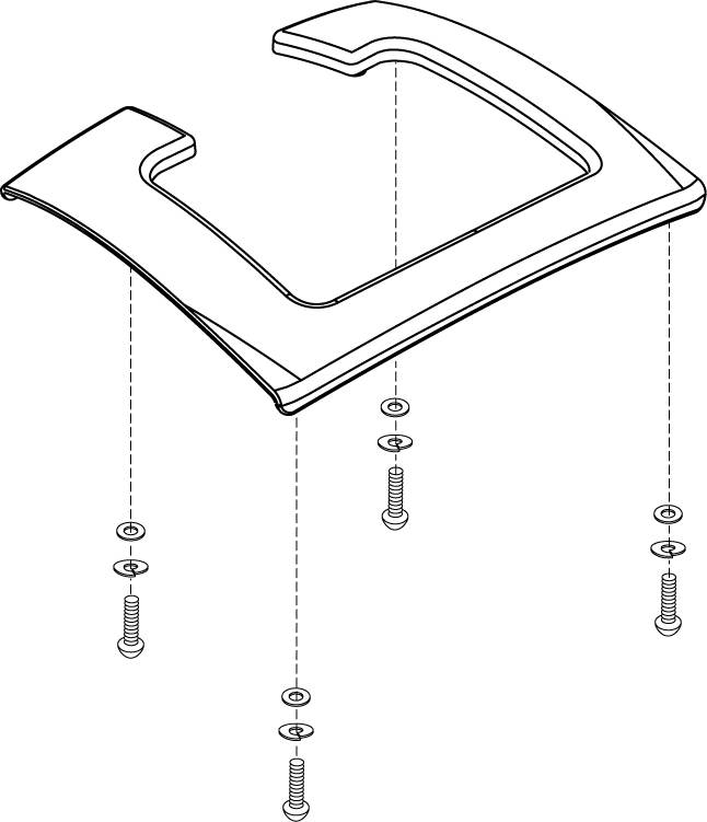 Pride Go Go Sport - PLASTIC ASSY HANDLE BLACK REAR WING