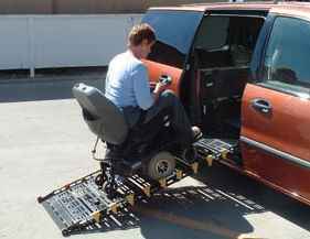Roll-A-Ramp MiniFold Powered Ramp for Minivans