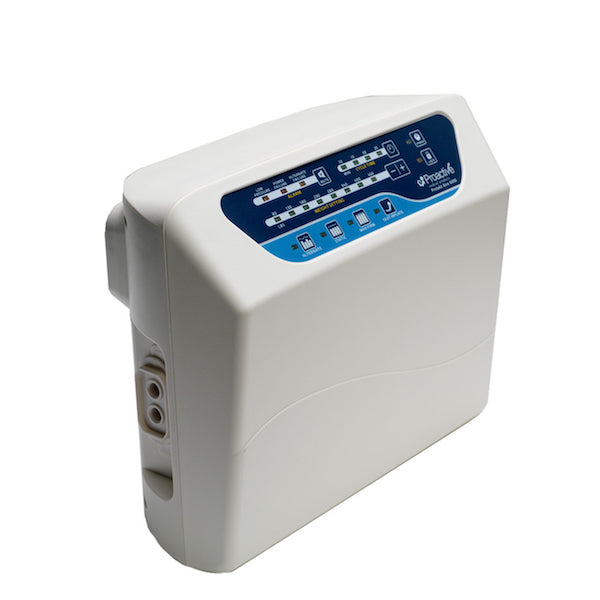 Protekt Aire 6000AB-Low Air Loss/Alternating Pressure Mattress System with Deluxe Digital Pump, "Raised Side  Air Bolsters" and Cell-On-Cell Support